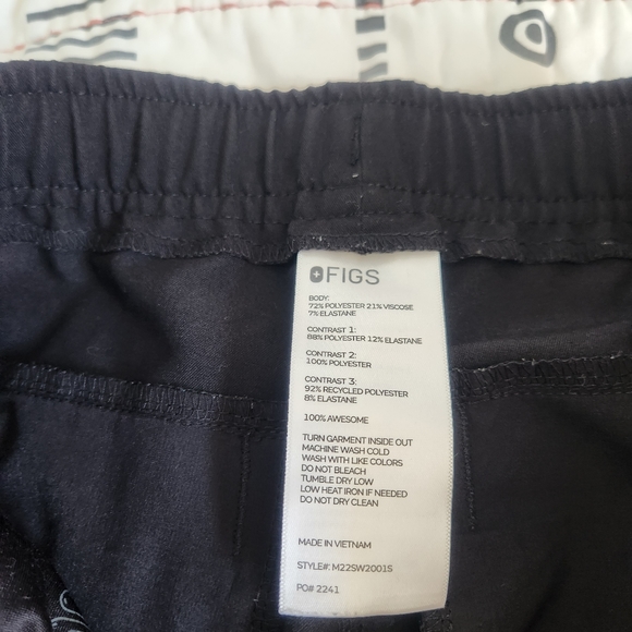 Figs Tansen Classic Cargo Jogger Scrub Pants Black M/S - Picture 11 of 14